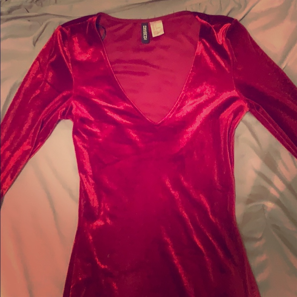 Red Velvet Dress